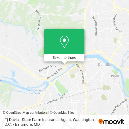 Tj Davis - State Farm Insurance Agent map