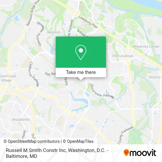 Russell M Smith Constr Inc map
