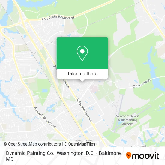Dynamic Painting Co. map
