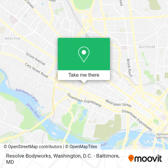Resolve Bodyworks map