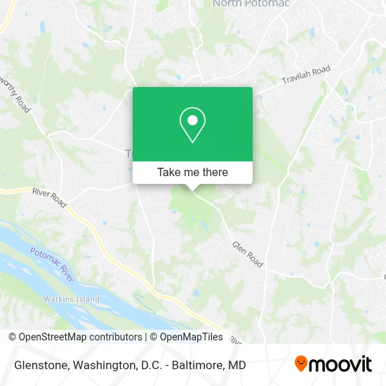 Glenstone map