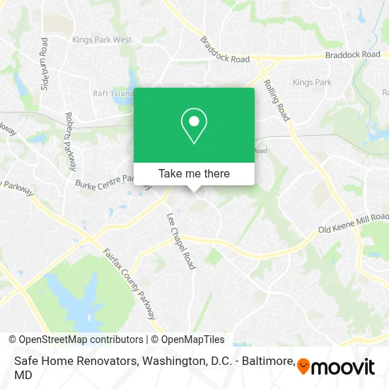 Safe Home Renovators map