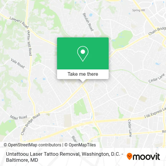 Untattoou Laser Tattoo Removal map