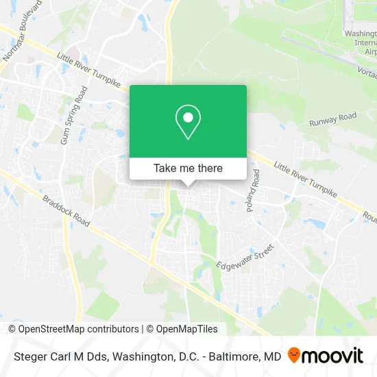 Steger Carl M Dds map