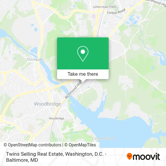 Twins Selling Real Estate map