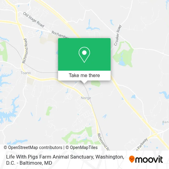Life With Pigs Farm Animal Sanctuary map