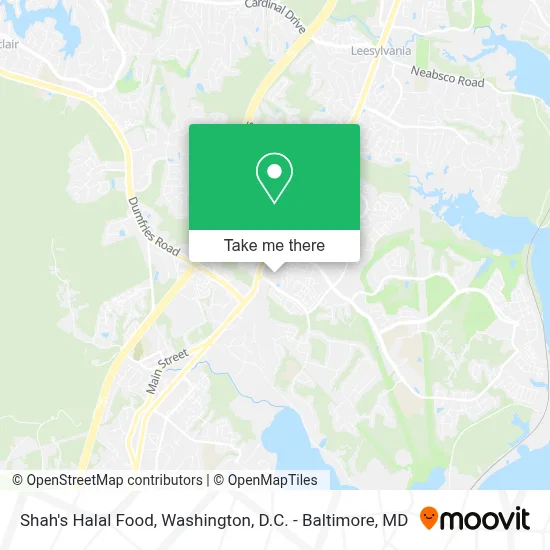 Shah's Halal Food map