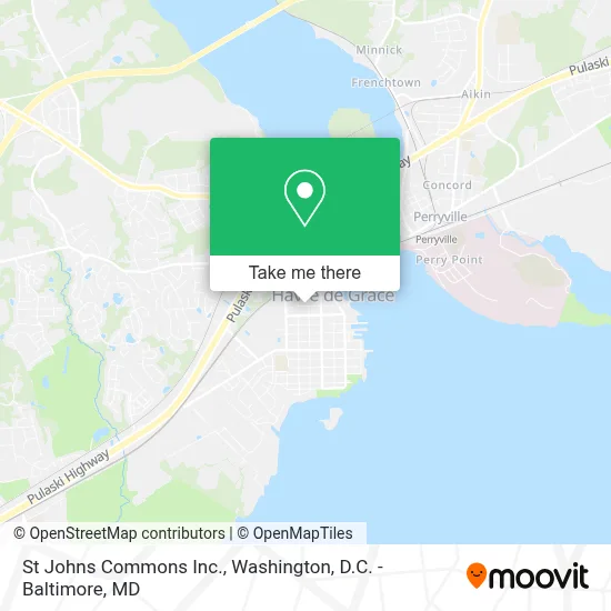 St Johns Commons Inc. map