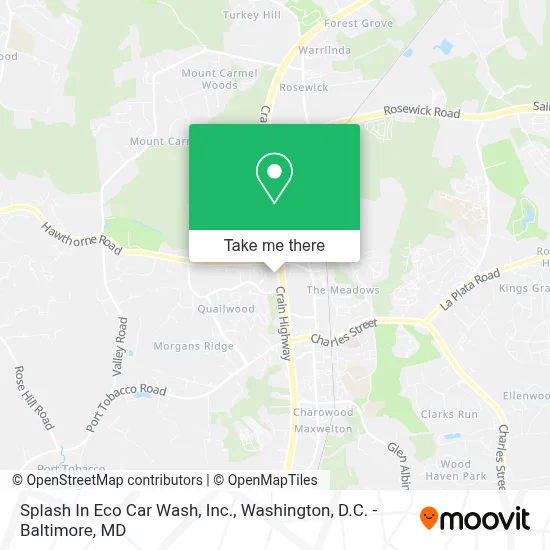Splash In Eco Car Wash, Inc. map