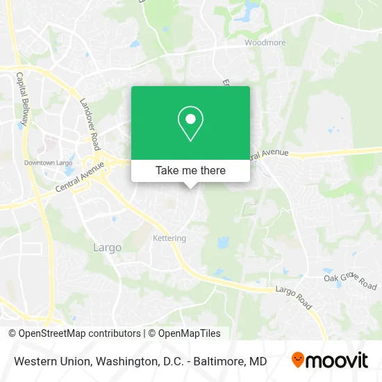Western Union map