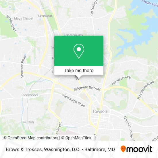 Brows & Tresses map