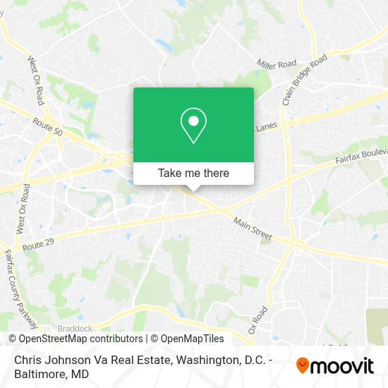 Chris Johnson Va Real Estate map