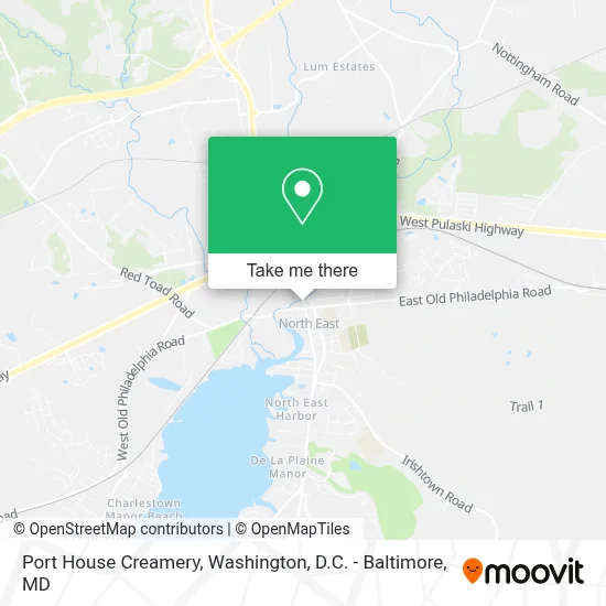 Port House Creamery map