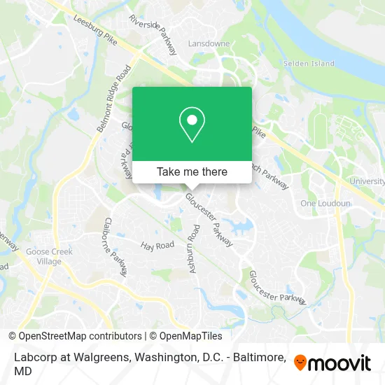 Labcorp at Walgreens map