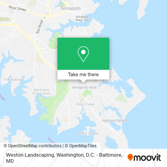 Weston Landscaping map