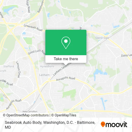 Seabrook Auto Body map