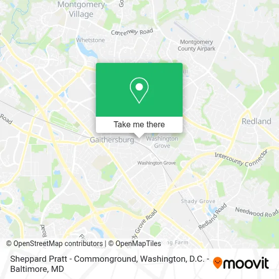 Sheppard Pratt - Commonground map