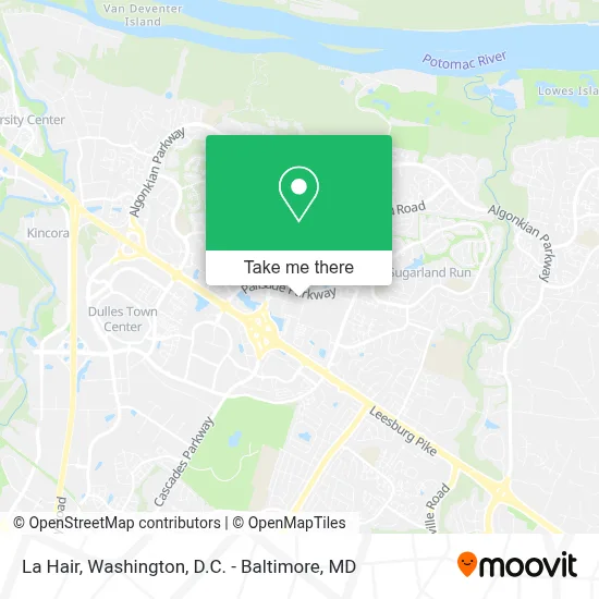 La Hair map