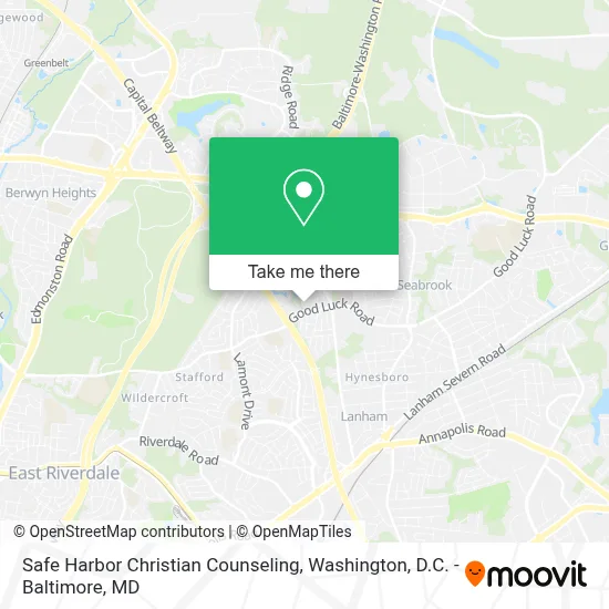 Safe Harbor Christian Counseling map