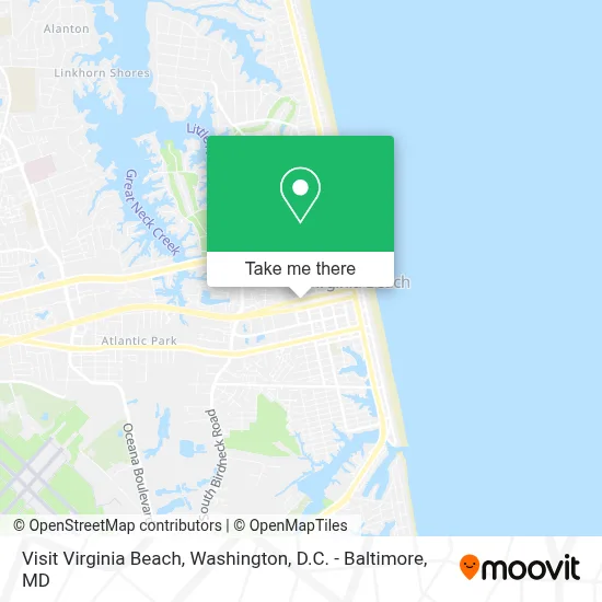 Visit Virginia Beach map