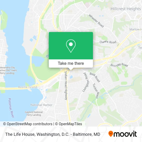 The Life House map