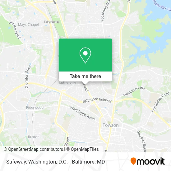 Safeway map