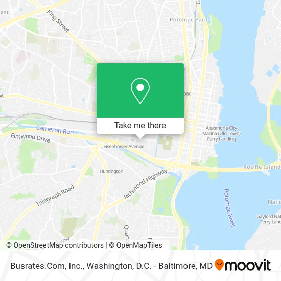 Busrates.Com, Inc. map