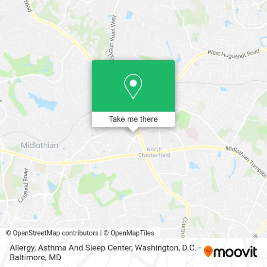 Allergy, Asthma And Sleep Center map