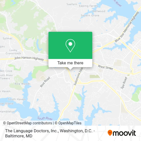 The Language Doctors, Inc. map