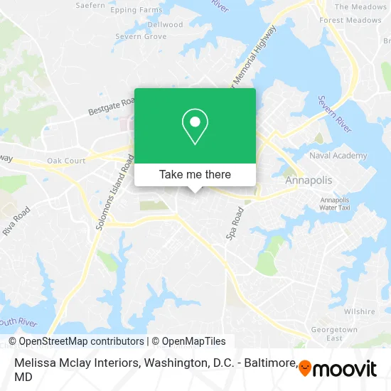 Melissa Mclay Interiors map