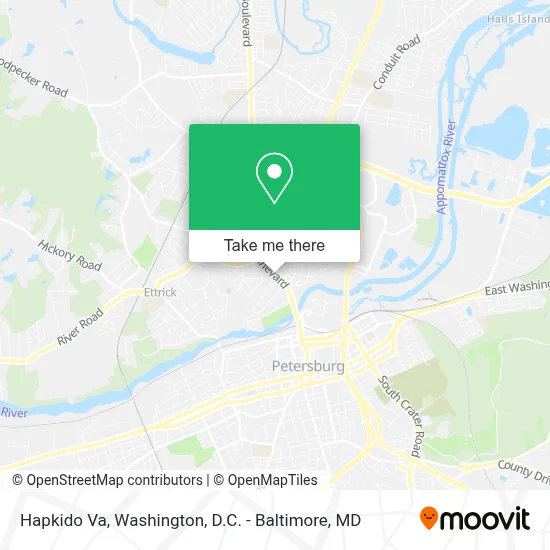Hapkido Va map