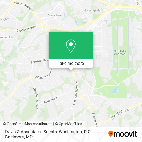 Davis & Associates Scents map