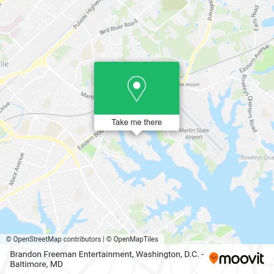 Brandon Freeman Entertainment map