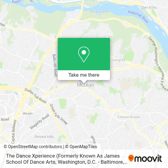 The Dance Xperience map