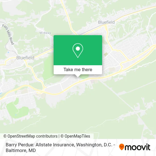 Barry Perdue: Allstate Insurance map