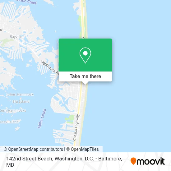 142nd Street Beach map