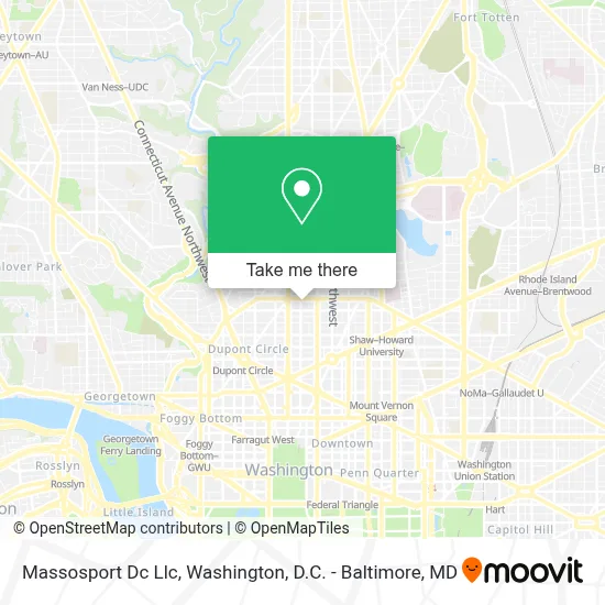 Massosport Dc Llc map