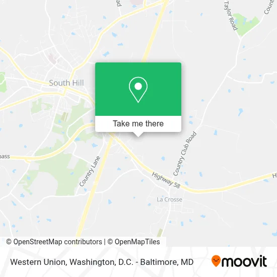 Western Union map