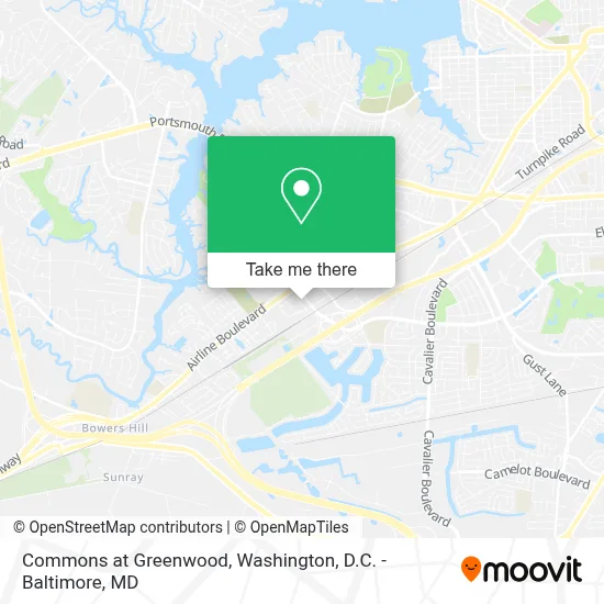 Commons at Greenwood map