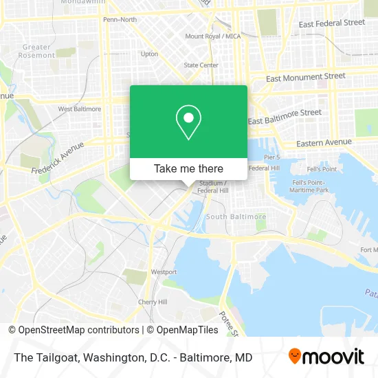 The Tailgoat map
