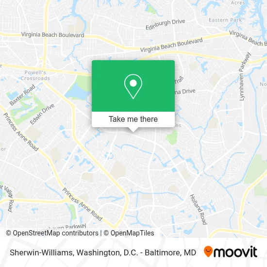 Sherwin-Williams map