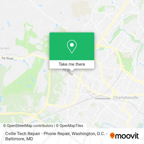 Cville Tech Repair - Phone Repair map