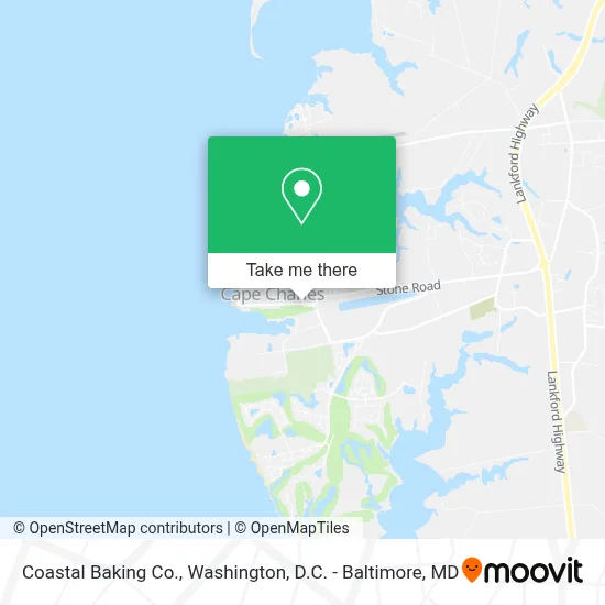 Coastal Baking Co. map