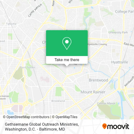 Gethsemane Global Outreach Ministries map