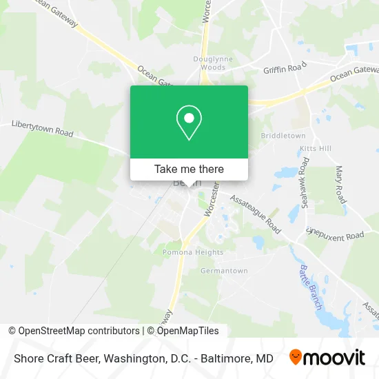 Shore Craft Beer map
