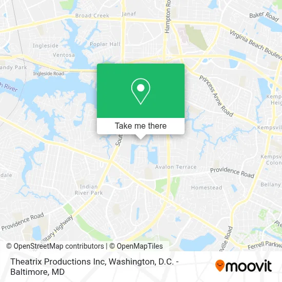 Theatrix Productions Inc map