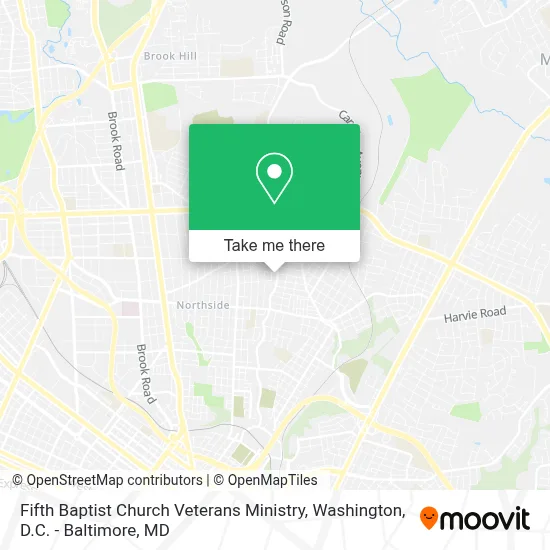 Fifth Baptist Church Veterans Ministry map