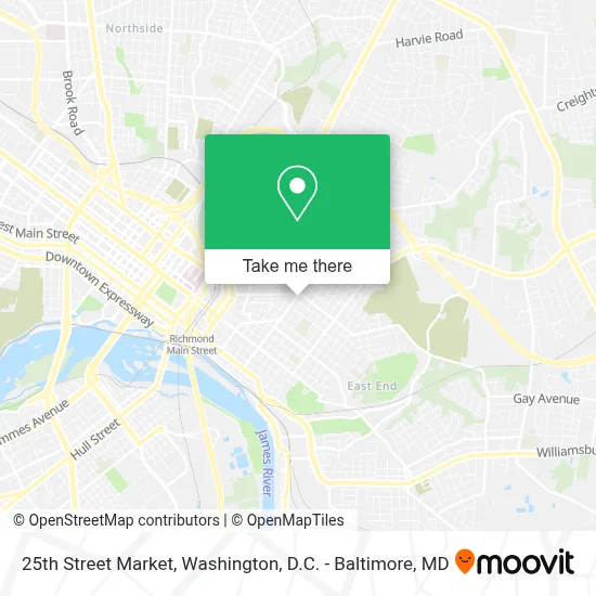25th Street Market map