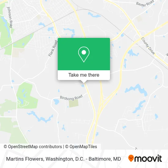 Martins Flowers map