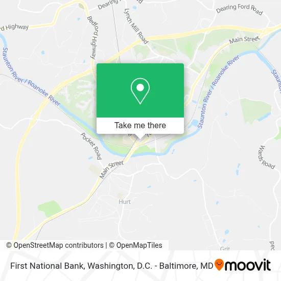First National Bank map